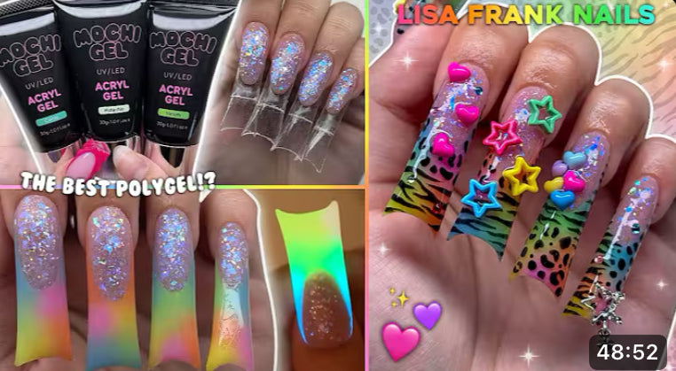 Load video: @NailsByVic uses Mochi Gel on her most recent video